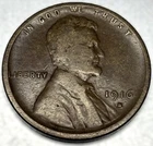 1916 S Lincoln Wheat Cent VG Very Good Condition 1c Penny One Cent - 0345