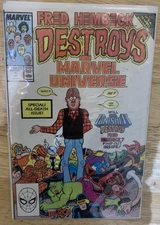 Fred Hembeck Destroys the Marvel Universe #1 Signed By Fred Hembeck (1989)