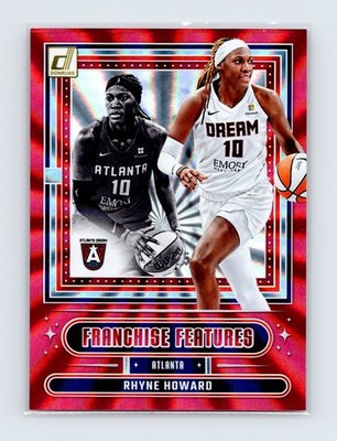 Rhyne Howard Red Holo Laser /25 2025 WNBA Donruss Franchise Features #4