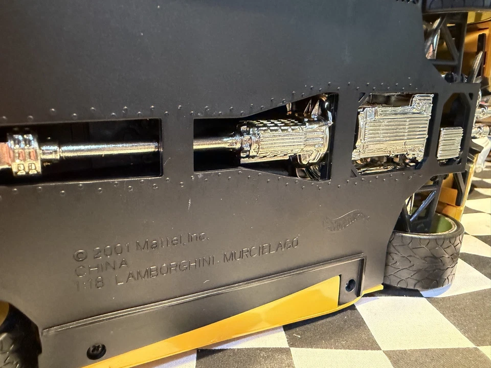 Hotwheels 1/18 Diecast G5096 Custom Lamborghini Murcielago Mattel 1:18 Naranja Foto 4 de 4