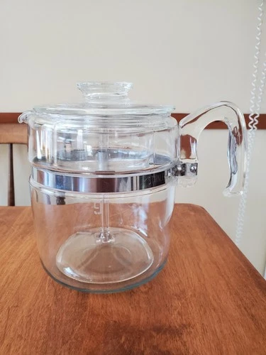 PYREX 9 Cup Percolator Coffee Pot #7759 complete, clean & nice