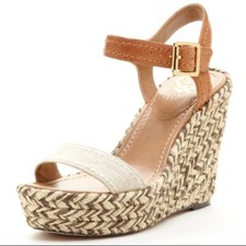 Vince Camuto leather Ebba Wedge Espadrille sandals
