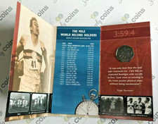 2004 GREAT BRITAIN UK - 50 PENCE - ROGER BANNISTER FOUR MINUTE MILE - ROYAL MINT