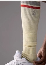 Free People Movement Logo Knee High Stripe Socks, 28 NWT