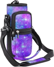 25/32/40/64oz Water Bottle Bag Holder Carrier-Insulated Crossbody Sling Case ...