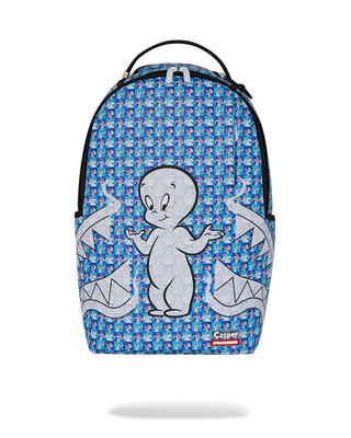 Sprayground x CASPER SEE THROUGH CHEX Backpack Laptop Compartment Faux Leather