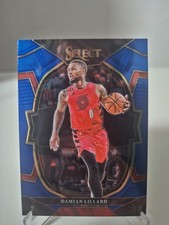 Damien Lillard Panini Select 2022-23 Blue Portland Trail Blazers #7