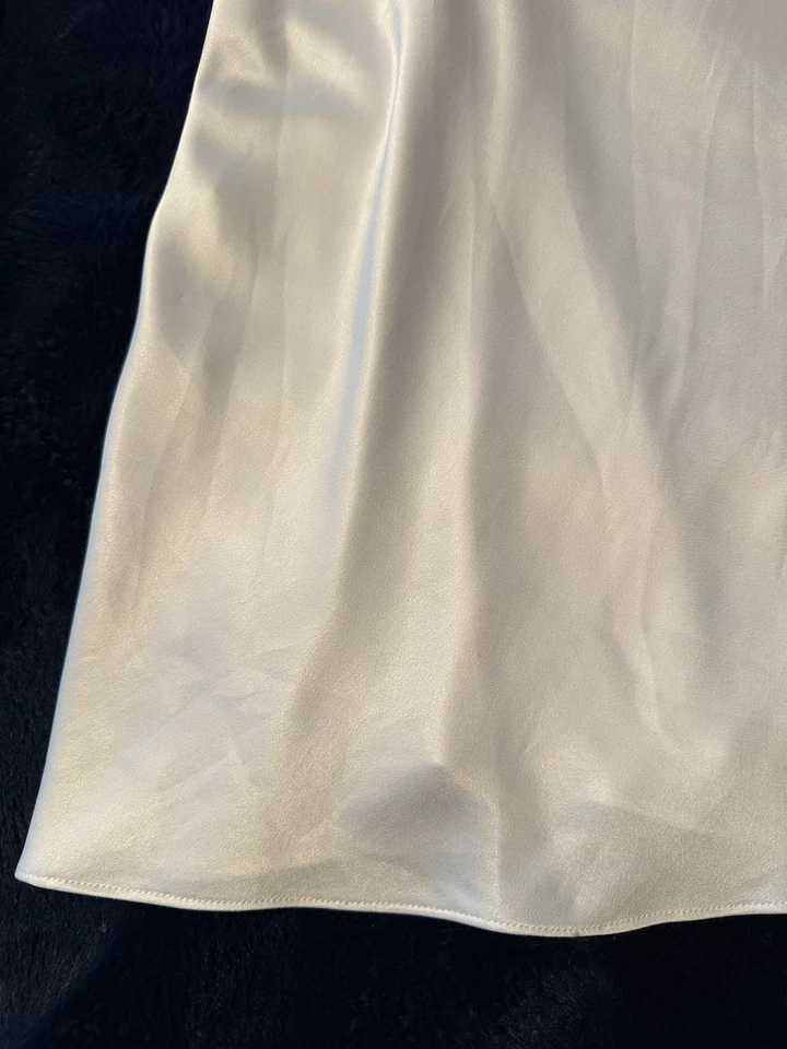 Victoria’s Secret Women’s XS Satin White Slip Nightie Chemise Coquette Mini - Image 2 of 4