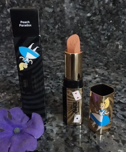 Bobbi Brown Alice in wonderland luxe lipstick in peach paradox new