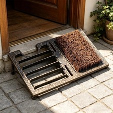 Brush Scrapers Multipurpose Utility Vintage Rustic Shoe Scrapers for Garden