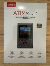 VIOFO Dash Cam A119 Mini 2, STARVIS 2 Sensor, 2K 60fps/HDR 30fps, Supercapacitor