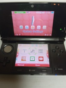 Nintendo 3DS Console Cosmo Black Handheld Gaming Console | Used