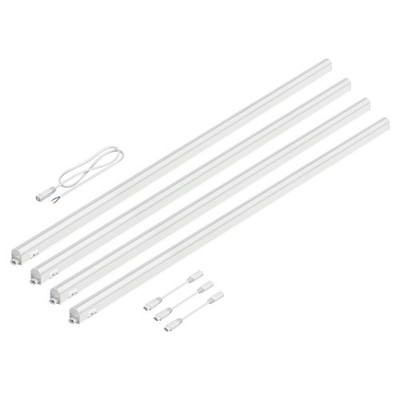 LED Unterbau-Leuchten Rigel 2-adrig 113cm je 1670lm warmweiß 4er Set