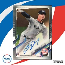2021 Topps Chrome Nick Nelson Rookie Auto #RA-NNE RC New York Yankees