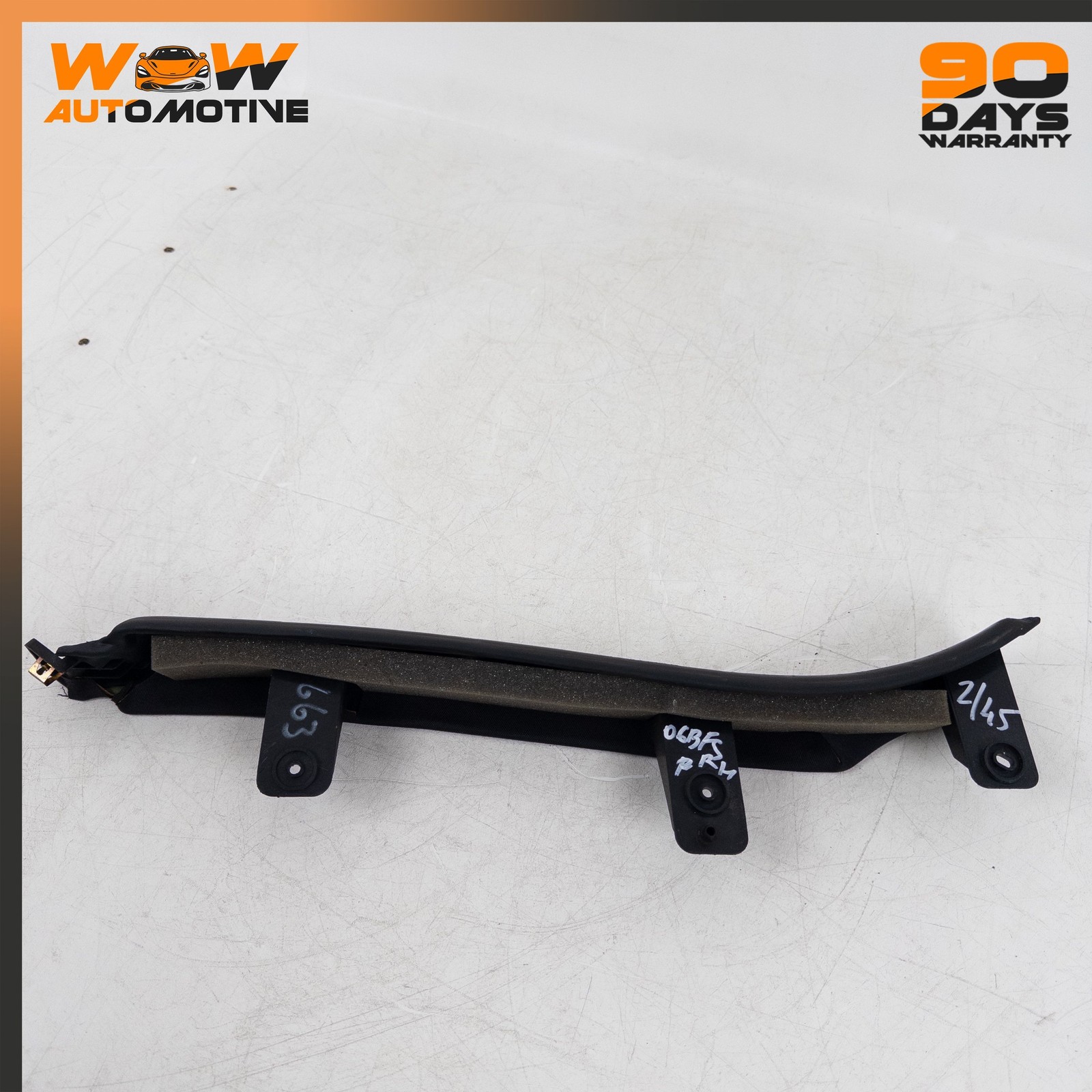 06-13 BENTLEY CONTINENTAL FLYING SPUR REAR RIGHT D PILLAR SEAT BENCH TRIM OEM