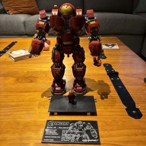 Lego Marvel Hulkbuster MK44 76105 Ultron Ed No Box/Manual Partial Set Minifigure