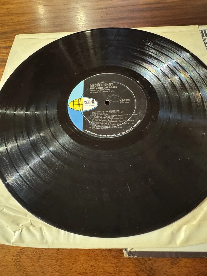 MARIACHI латуни с изображением CHET BAKER - двойной выстрел 1966 LATIN JAZZ WP-1852 VG/VG + - Изображение 3 из 4