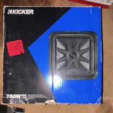 KICKER Solo-Baric L7S12 12in 750W RMS Single Voice Coil Subwoofer 44L7S124