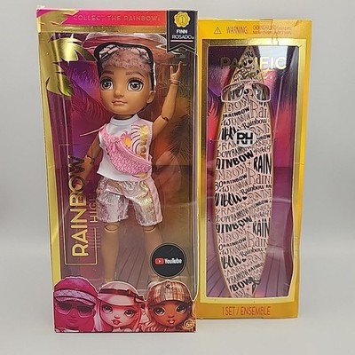Rainbow High Pacific Coast Finn Rosado Boy Doll NIB MGA Collectible