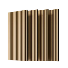 Wood Panels For Wall Slat Wall Panels,4PC Wood Slat Acoustic Panels For Wall And