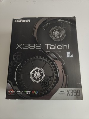 ASRock X399 Taichi TR4 Mainboard   defekt (CPU Pins beschädigt)   Zubehör & OVP 