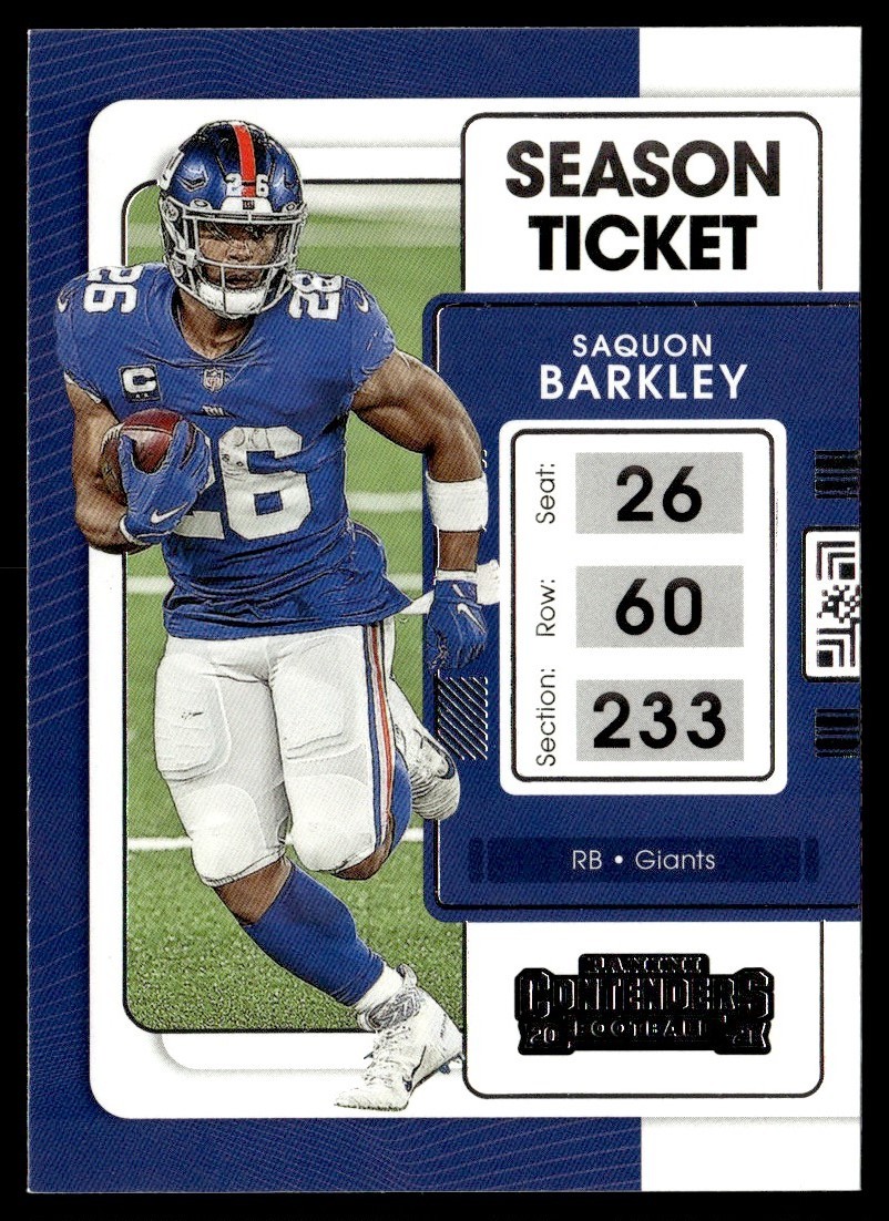 2021 Panini Contenders Saquon Barkley New York Giants #74