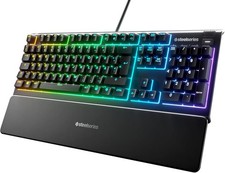 Image of SteelSeries Apex 3 Gaming Keyboard Silent 10-Zone RGB Backlit UK