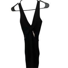 NWT Say What Body Con Cut Out Little Black Dress Revenge Dark Romantics Fitted