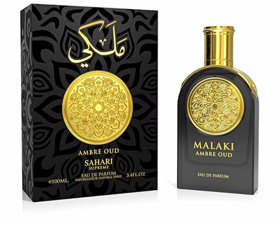 Malaki Ambre Oud Sahari Supreme Eau de Parfum Spray 3.4 fl oz Regular Size