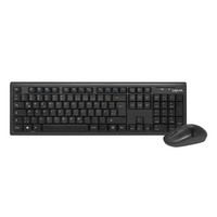 Logilink Funk Tastatur Maus Set Kabellos Kombination Keyboard Qwertz Schwarz