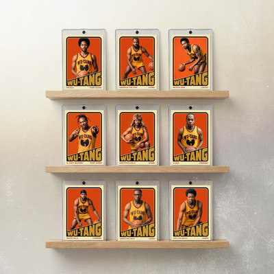 Wu Tang Clan Custom Trading Card Set of 9 By GLCCC  Rza Method Man ODB Raekwon