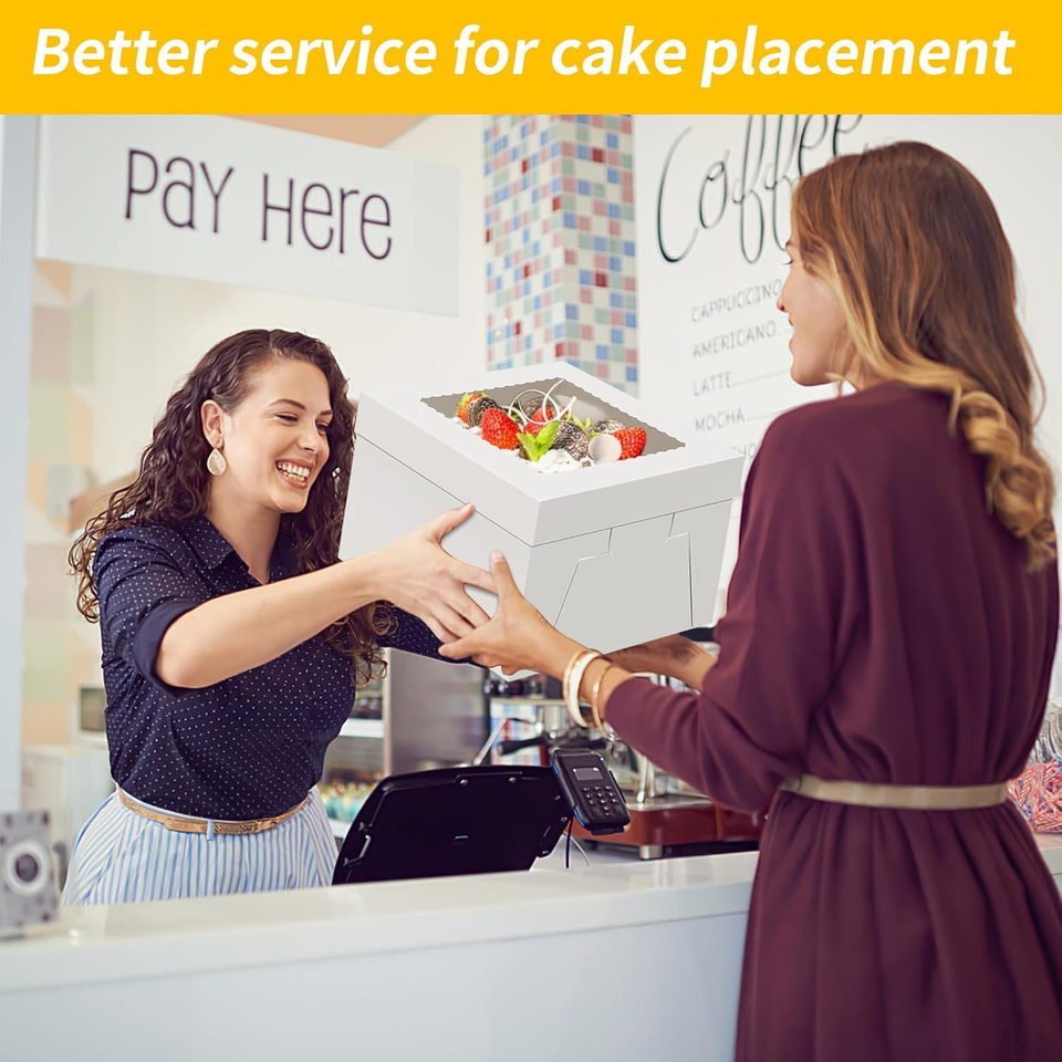 Cake Boxes 12 inch, Cake Carrier Holder, Storage Transport Container | eBay