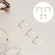  3 Pcs Glasses Bracket Accessories Nose Bridge for Piece Replacement Pads