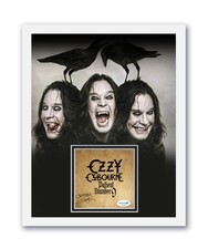 Ozzy Osbourne Autographed Signed 11x14 Framed CD Photo Patient Number 9 ACOA