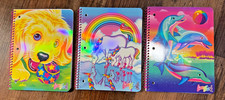 NEW Lisa Frank 30th Happy Birthday Spiral Notebooks - Puppy/Unicorns/Dolphins