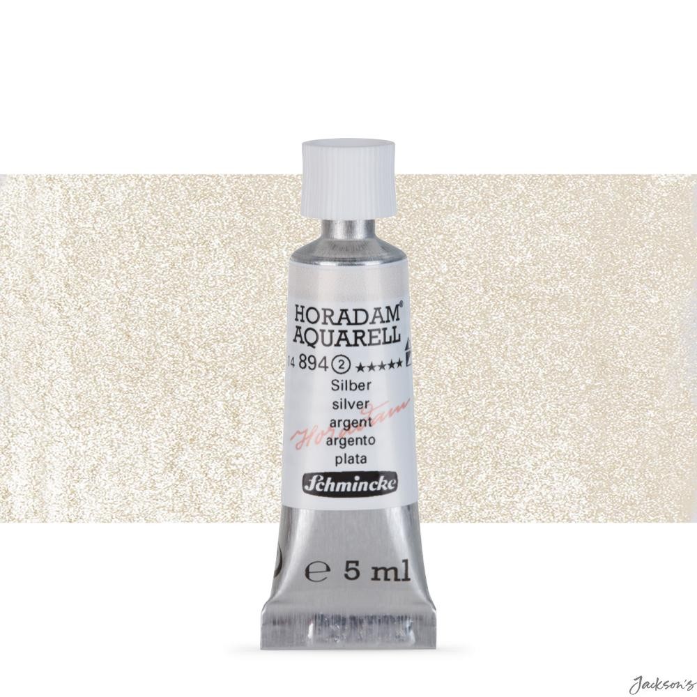 Schmincke Horadam Watercolour Paint Mica Pigment 5ml Silver For Artists