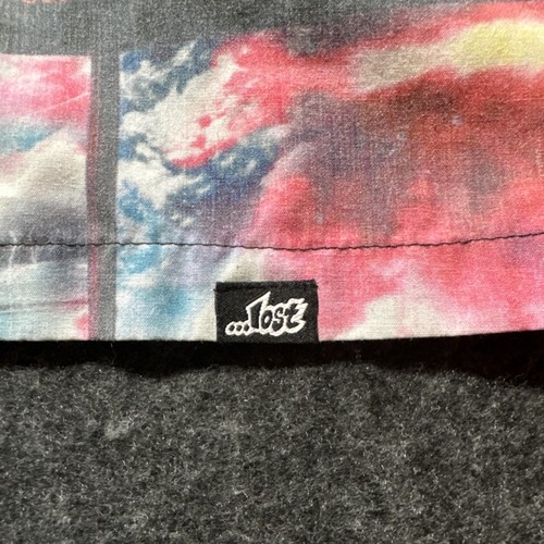Lost Enterprises Shirt Men Sz M Jobless Collection Work Skate Vacation Y2K Bomb - Picture 6 of 15
