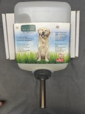 Large Breed Lixit Plastic Dog Water Bottle with Tube 64 oz Wide Mouth Easy Fill