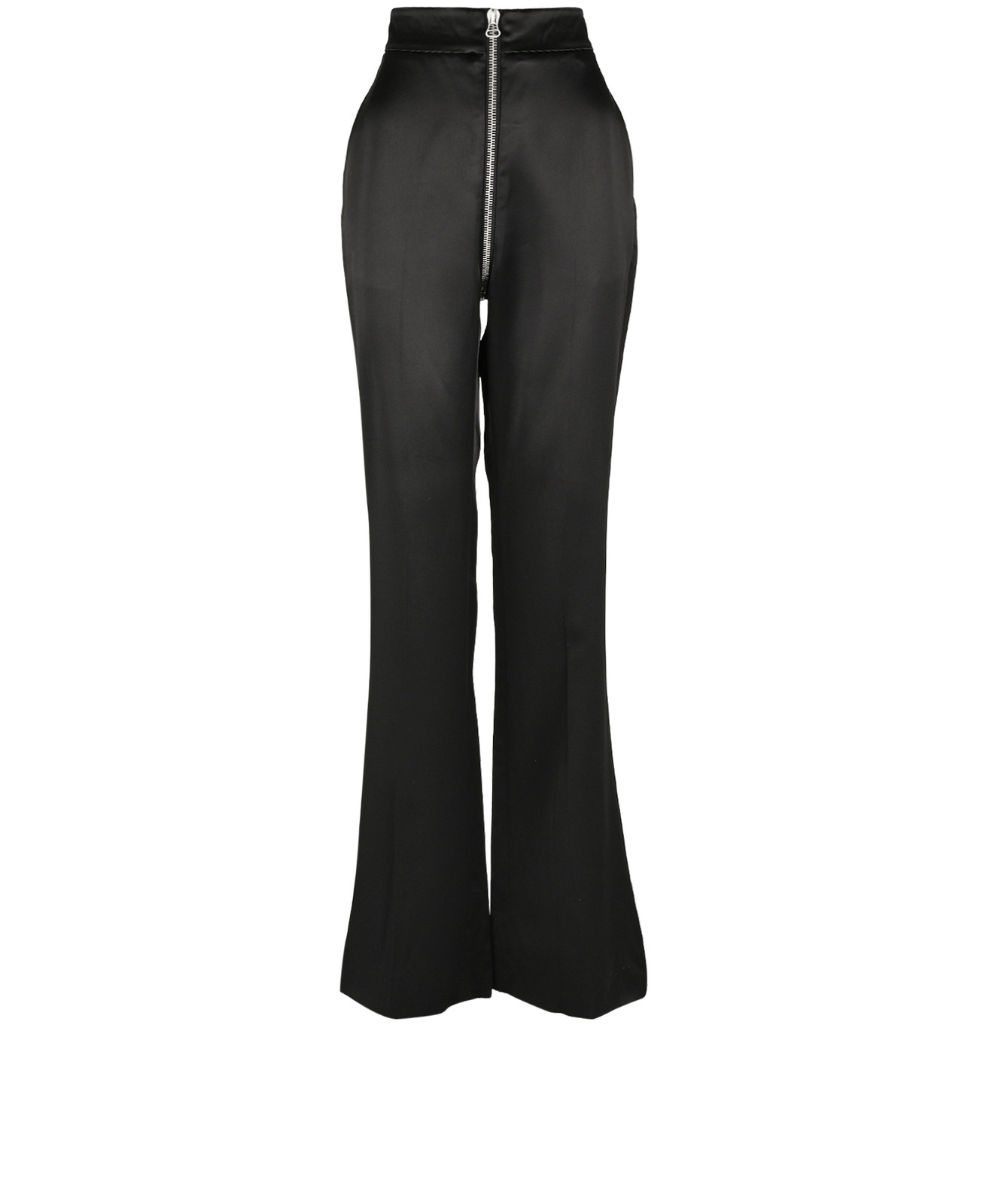 Gucci Zipper Detail Trousers Womens 8 Black Viscose