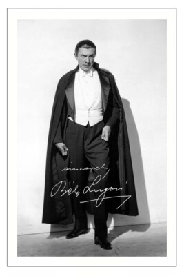 BELA LUGOSI Signed Autograph PHOTO Gift Signature Print DRACULA Horror ...