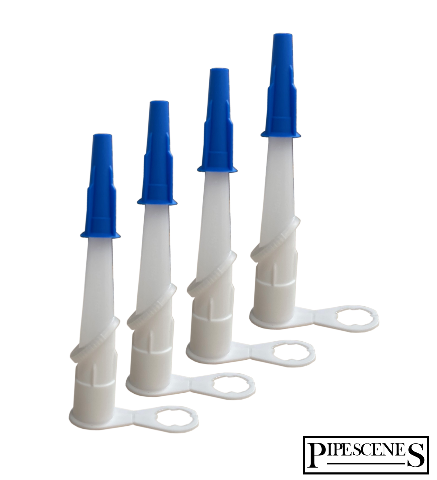 Pack of 4 - Swivel 360° Rotation Silicone Sealant Mastic Nozzles - Resealable