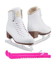 Jackson Ultima Mystique Figure Ice Skates for Women and Girls Bundle with Gua...