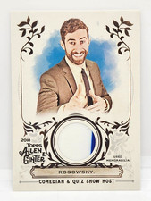 SCOTT ROGOWSKY RELIC ~ 2018 TOPPS ALLEN & GINTER'S #FSRA-SR ~ COMEDIAN QUIZ SHOW