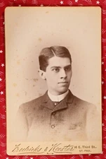 Handsome Young Victorian Man with High Collar - Saint Paul, Minnesota