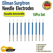Ellman RF Needle Electrodes – Reusable Electrosurgical Tips for Skin Cautery