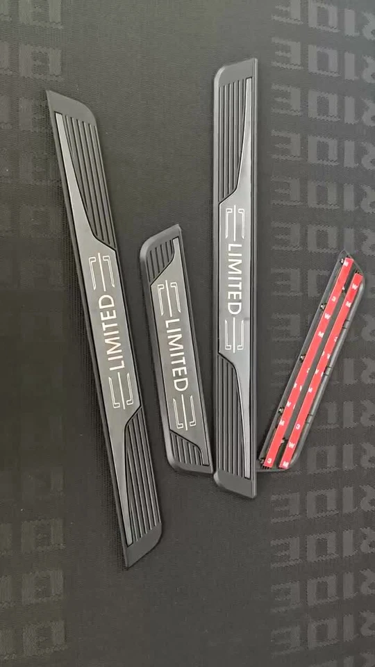 Para Jeep Grand Cherokee Accesorios Alféizar Puerta Coche Cubierta Desgaste Placa Protector 4X Foto 3 de 4