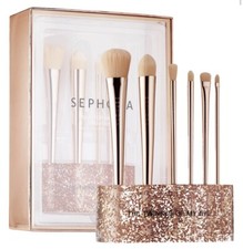 Sephora Glitter Happy Brush Set w/ Stand