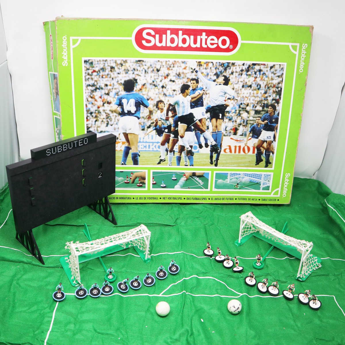 Vintage Subbuteo The Football Game Table Soccer Set 60240 Complete