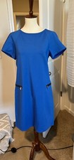 Ann Taylor Women Blue Work Office Dress Small