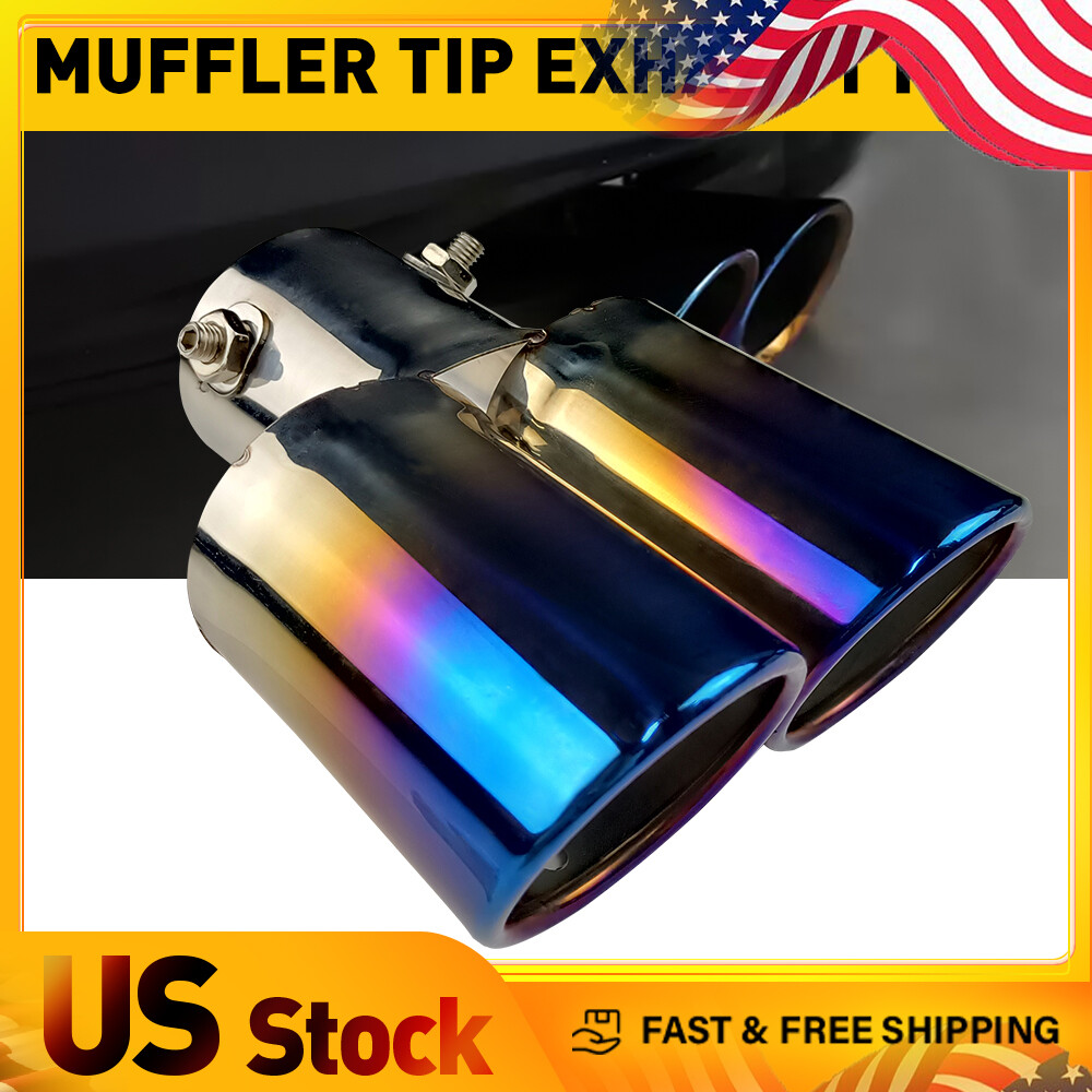 Burnt Blue AUXITO Car Exhaust Muffler Tail Pipe Tip Replacement